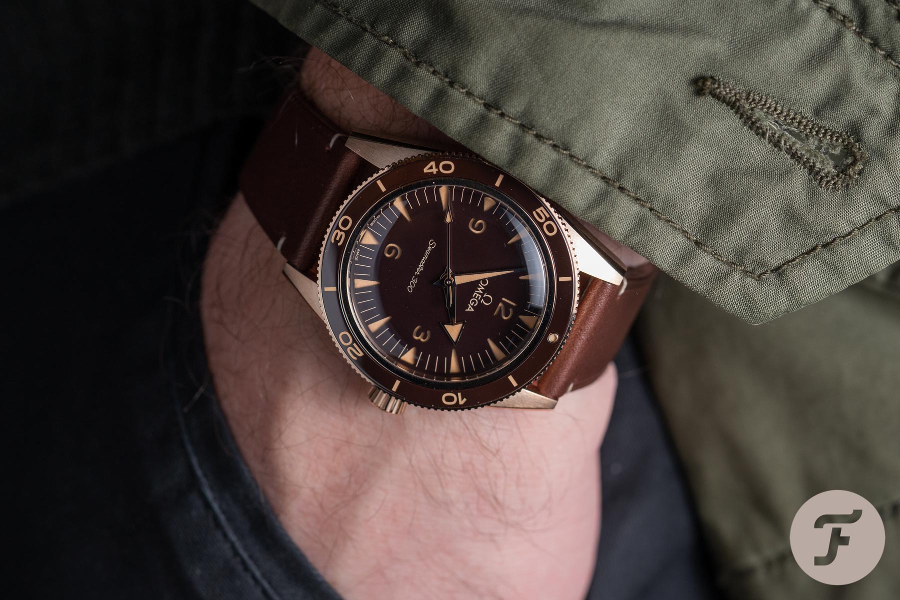Hands-On: The New Omega Seamaster 300 In Bronze Gold