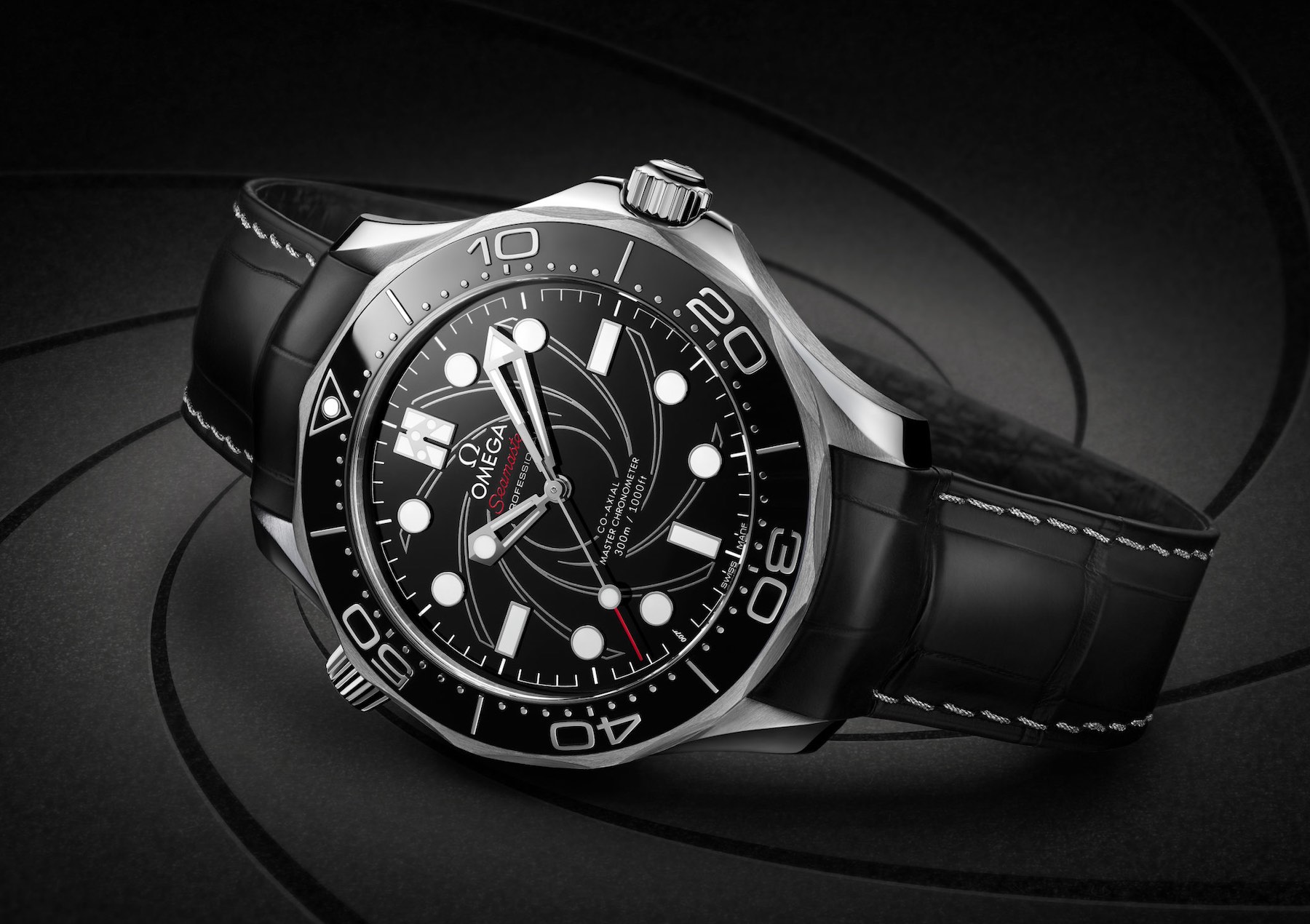 Platinum-Gold Omega Seamaster Diver 300M James Bond Watch