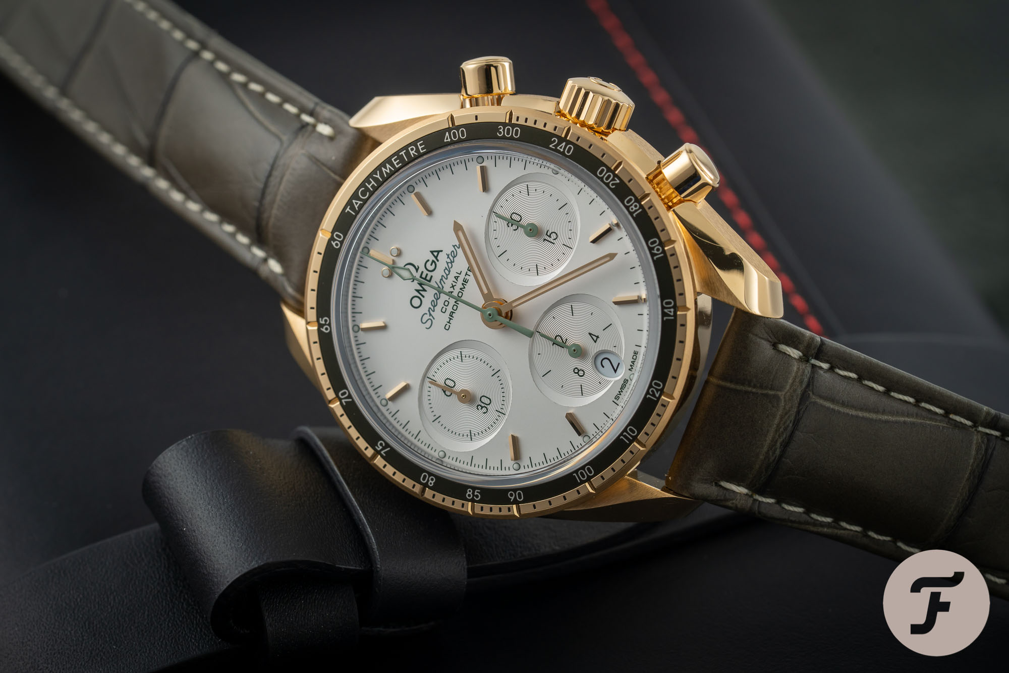 Hands-On With The Omega Speedmaster 38 in Gold