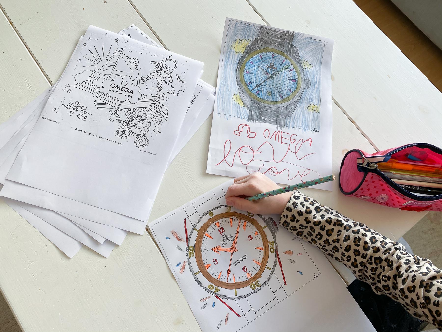 Omega's Coloring Book: Get Creative and Share The Result