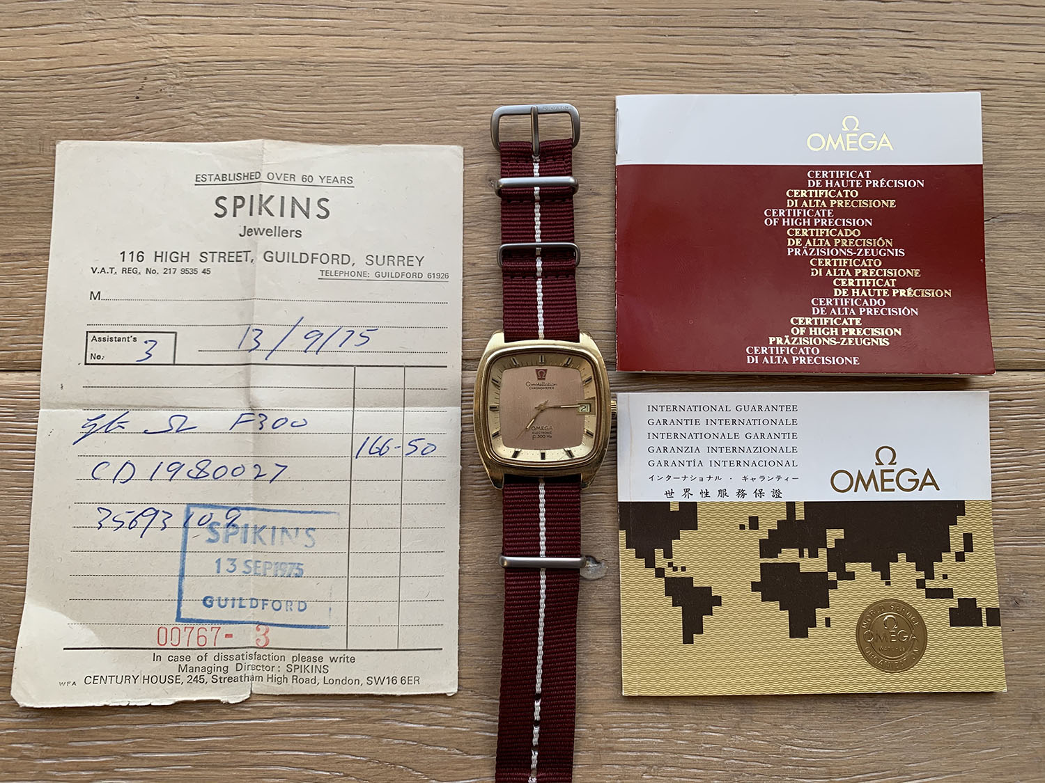 A Speedmaster Collector's Vintage Omega Constellation Watch