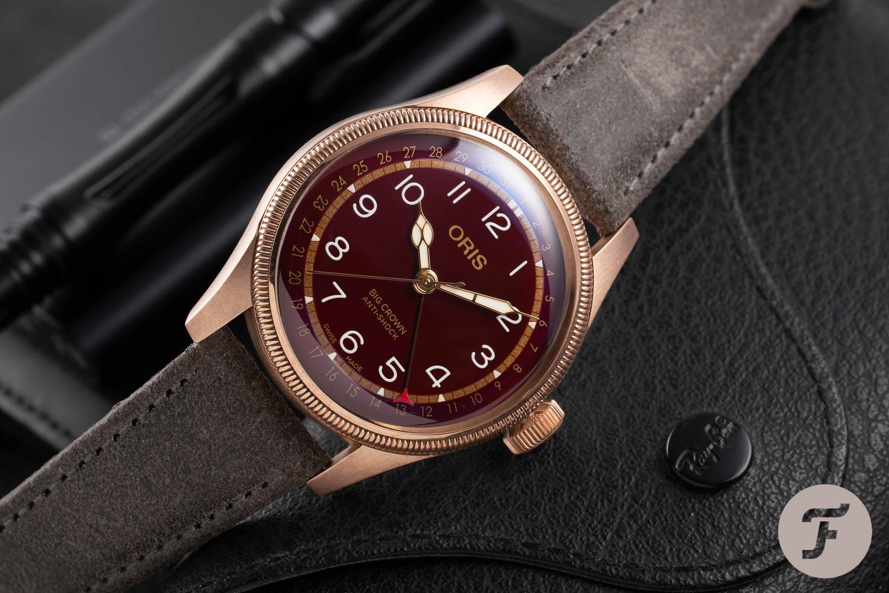 Fratello - Oris Big Crown Bronze Pointer Date With Oxblood Dial