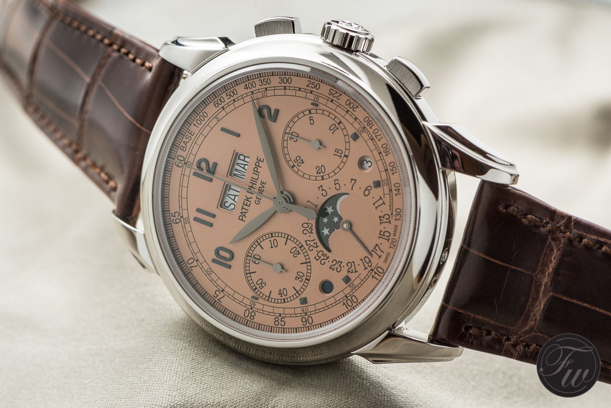 In Detail - Patek Philippe 5270P - A Platinum Perpetual Chronograph With Salmon Dial