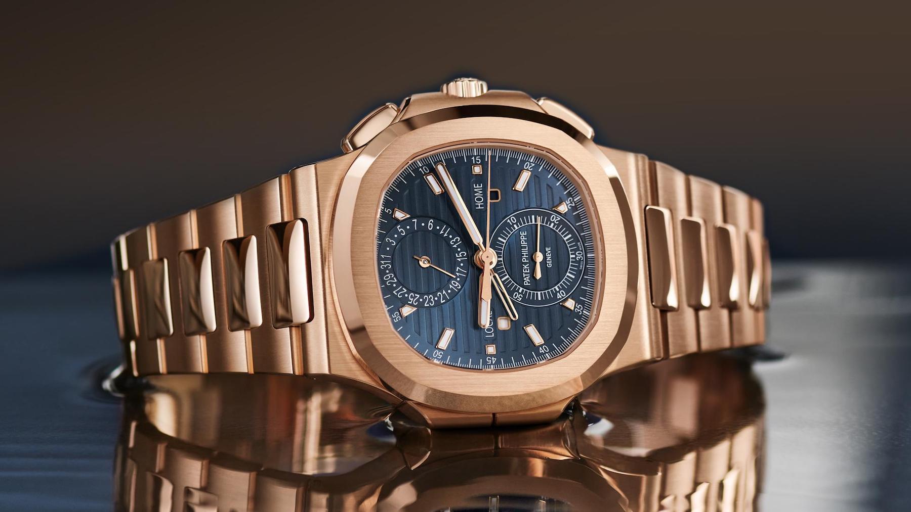 The Patek Philippe Nautilus Travel Time Chronograph Ref. 5990/1R Is Perfect For Reminding Your Friends How Much More Successful Than Them You Are