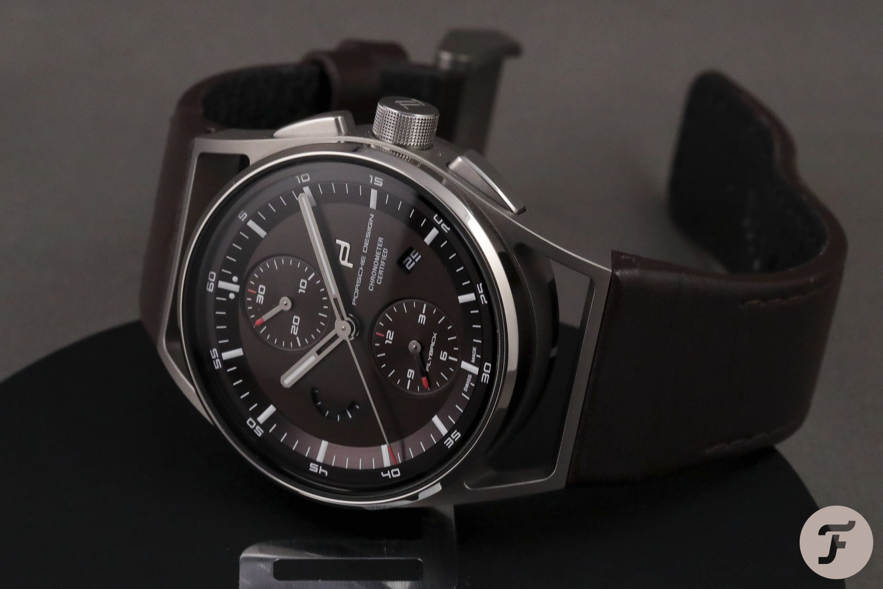 Porsche Design 1919 Chronotimer Flyback Brown & Leather