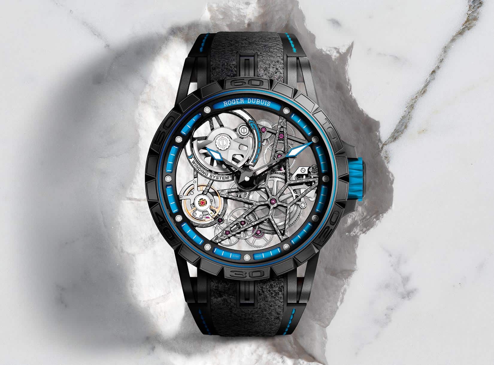 SIHH 2017 Roger Dubuis Excalibur Spider Pirelli - Automatic Skeleton