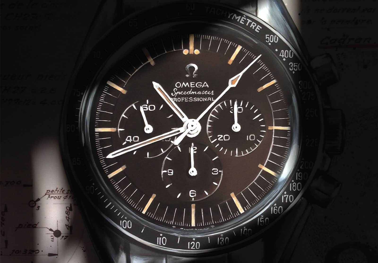 Speedy Tuesday - Speedmaster Artwork by Cay Broendum