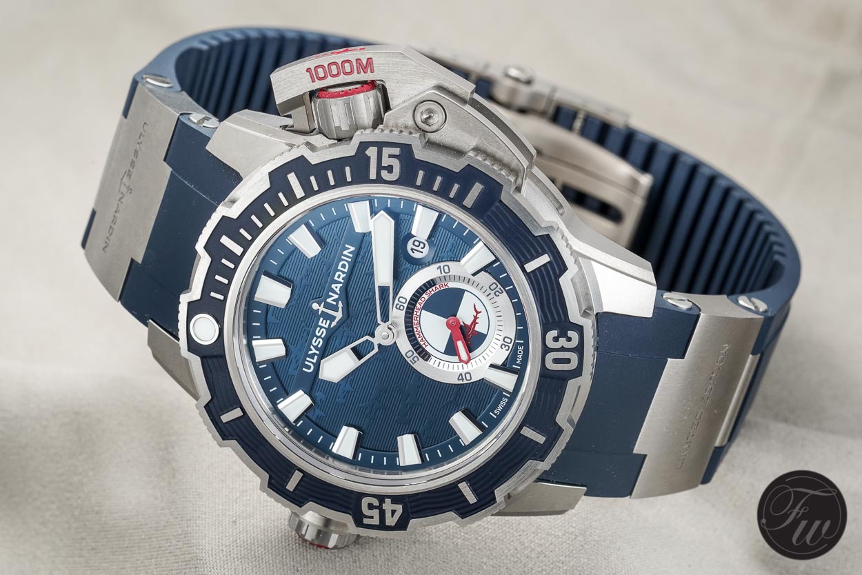 InDetail: The Ulysse Nardin Diver Deep Dive 1000M - Limited To 300 Pieces