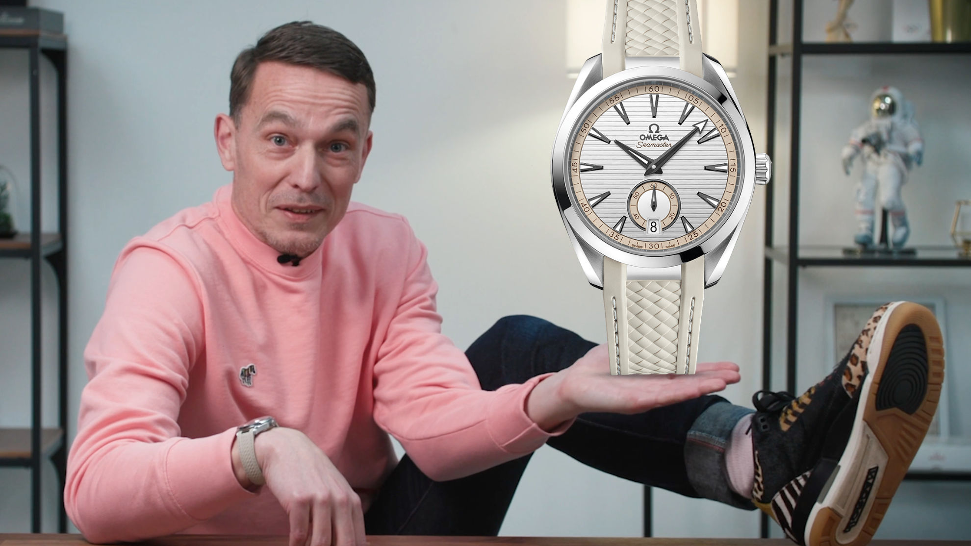 The Perfect Summer Watch: Omega Seamaster Aqua Terra Small Seconds In Beige