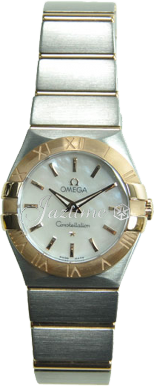 Omega 123.20.27.60.05.001 Constellation Quartz 27mm Ladies Quartz White Mother of Pearl