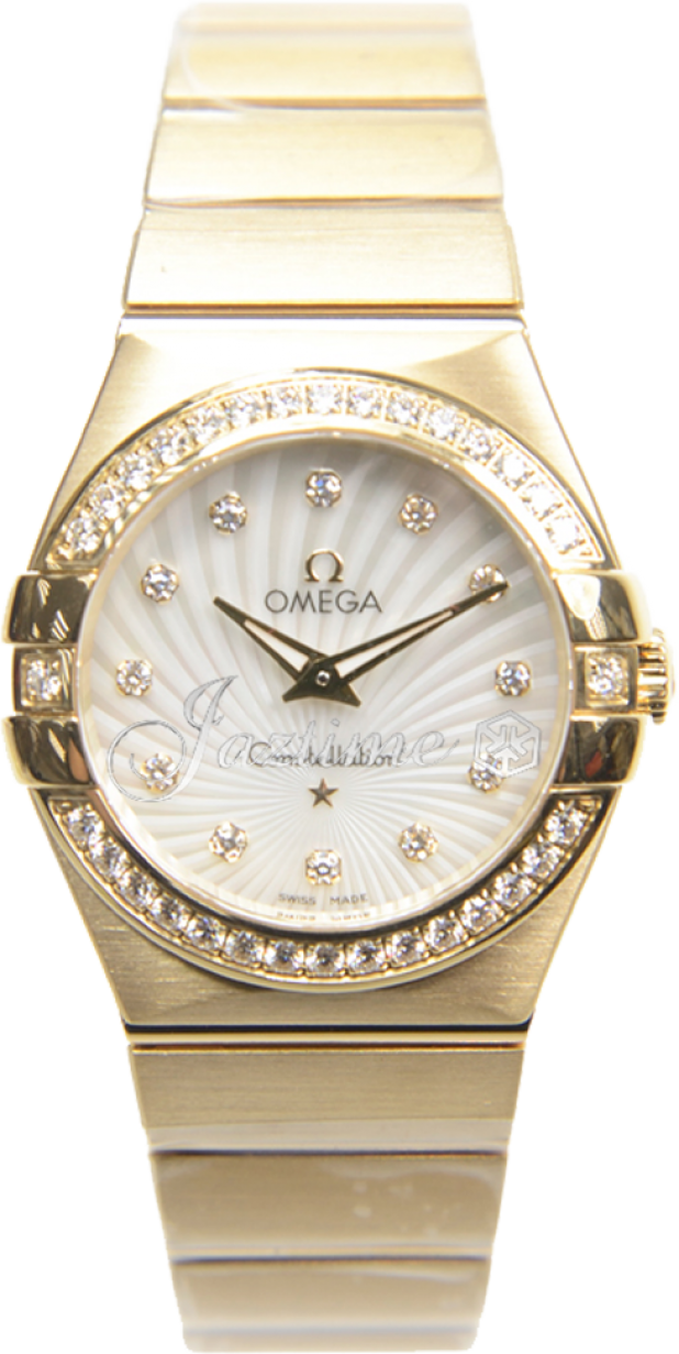 Omega 123.55.27.60.55.003 Constellation Quartz 27mm Ladies Quartz 