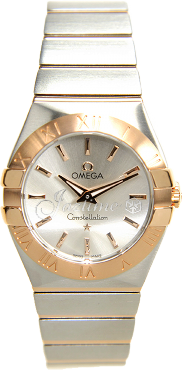 Omega 123.20.27.60.02.001 Constellation Quartz 27mm Ladies Quartz Silver