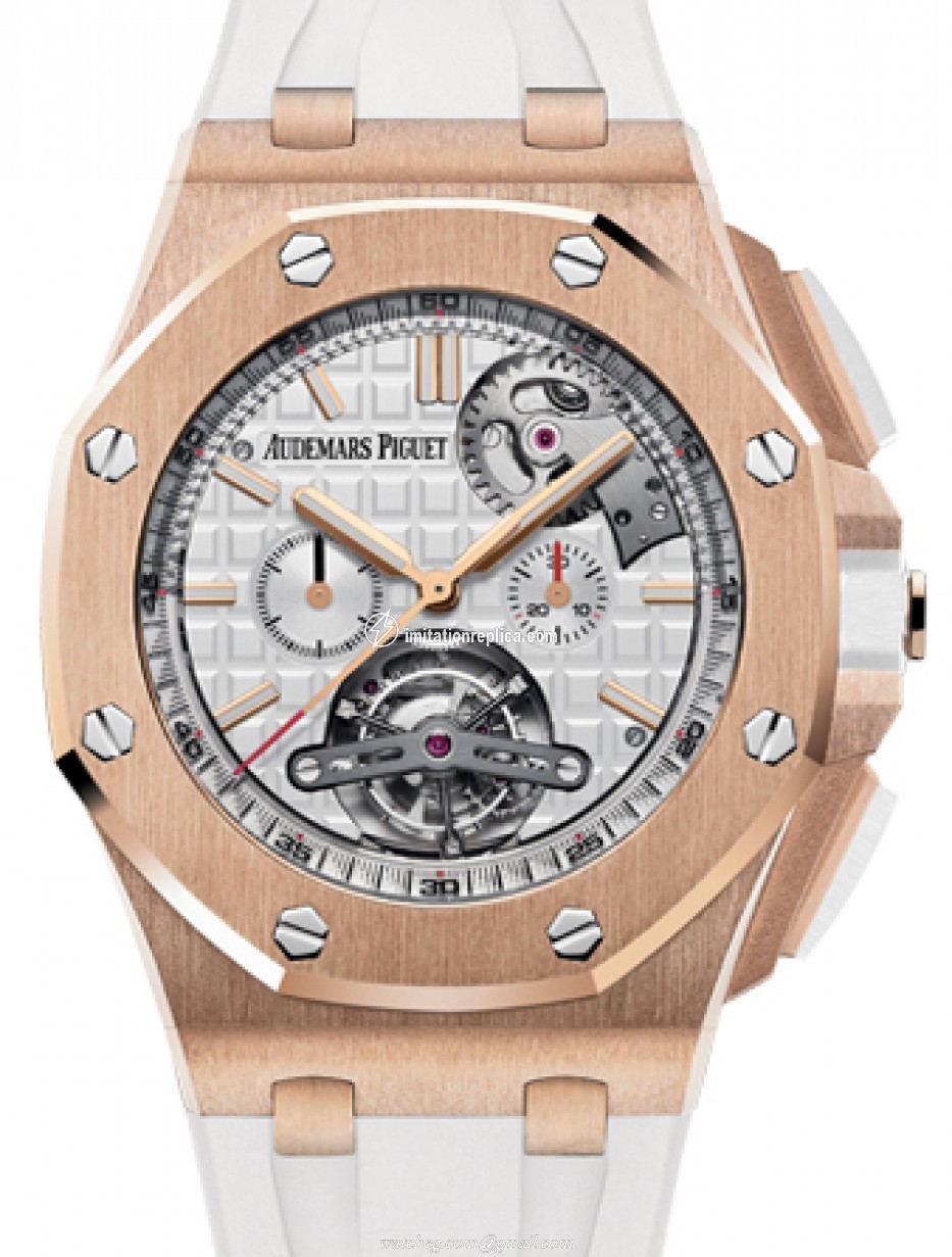 Audemars Piguet 26540OR.OO.A010CA.01 Royal Oak Offshore Tourbillon Chronograph Selfwinding Men's Automatic Silver
