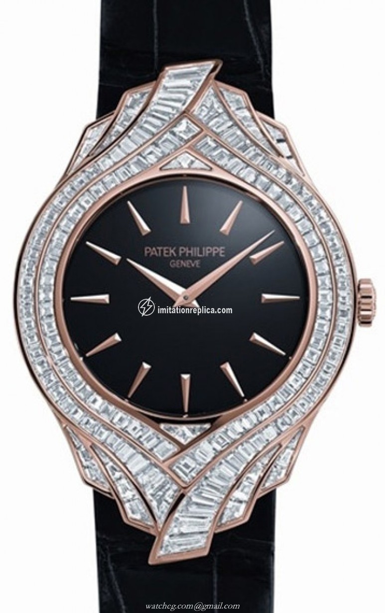 Patek Philippe 4895R bnib Calatrava Ladies Manual-Wind Black