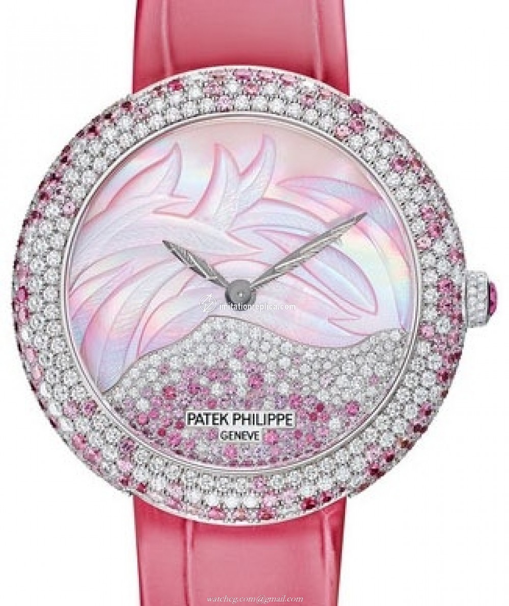 Patek Philippe 4899/900G-001 Calatrava Ladies Automatic Mother of Pearl