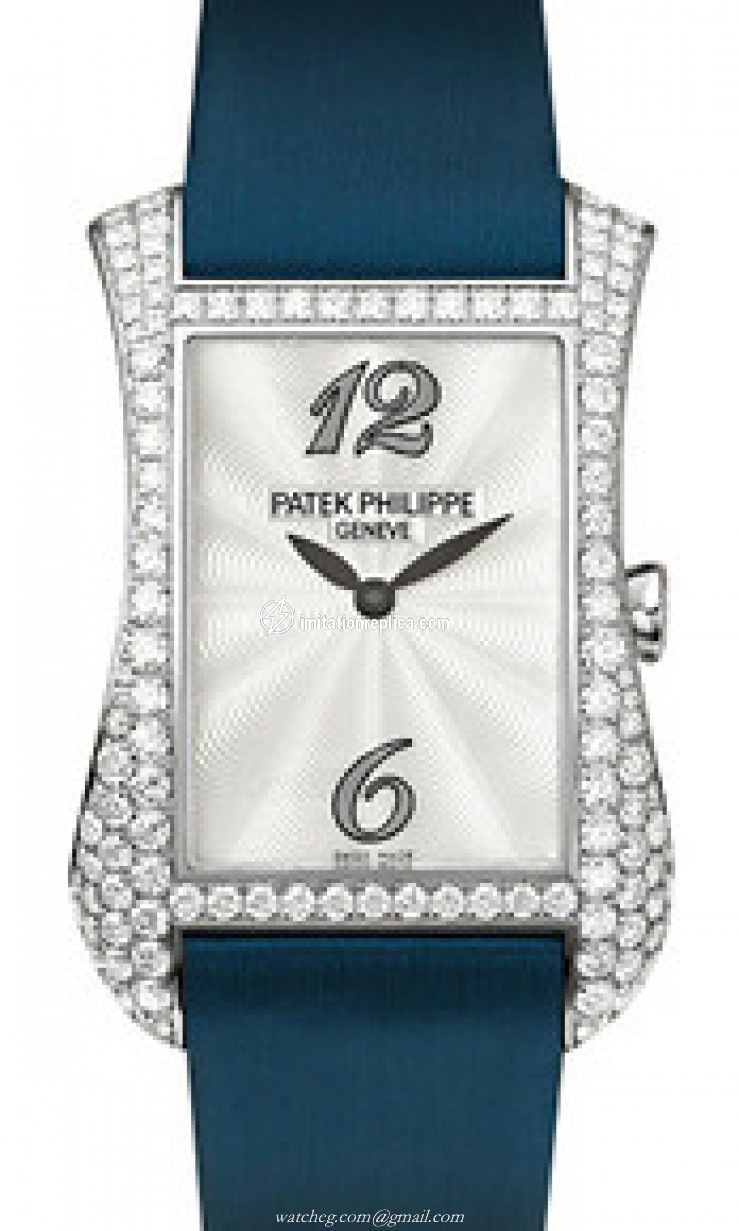 Patek Philippe 4972G-001 Gondolo Serata Ladies Automatic White Mother of Pearl