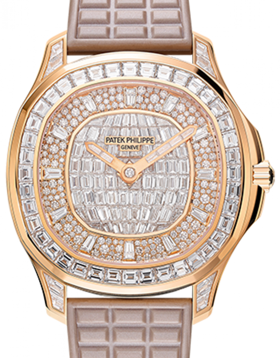Patek Philippe 5062/450R-001 Aquanaut Ladies Automatic Diamond Pave