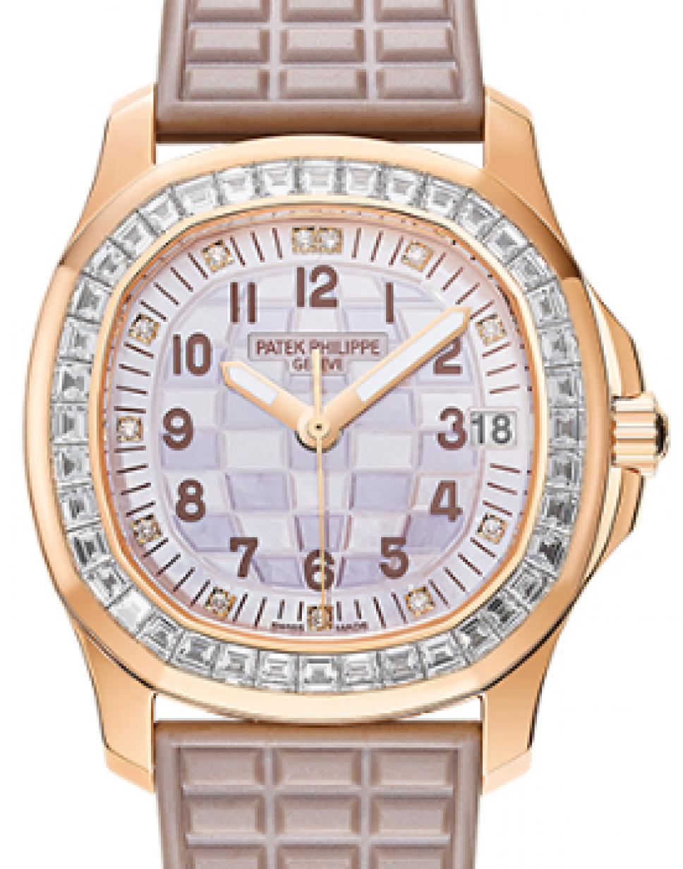Patek Philippe 5072R-001 Aquanaut Ladies Automatic Mother of Pearl