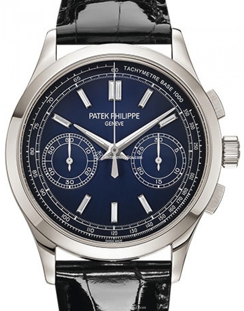 Patek Philippe 5170P-001 Complications Men's Manual-Wind Blue