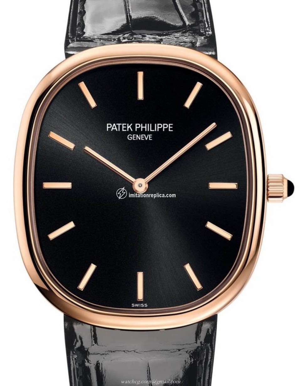 Patek Philippe 5738R-001 Golden Ellipse Men's Automatic Black