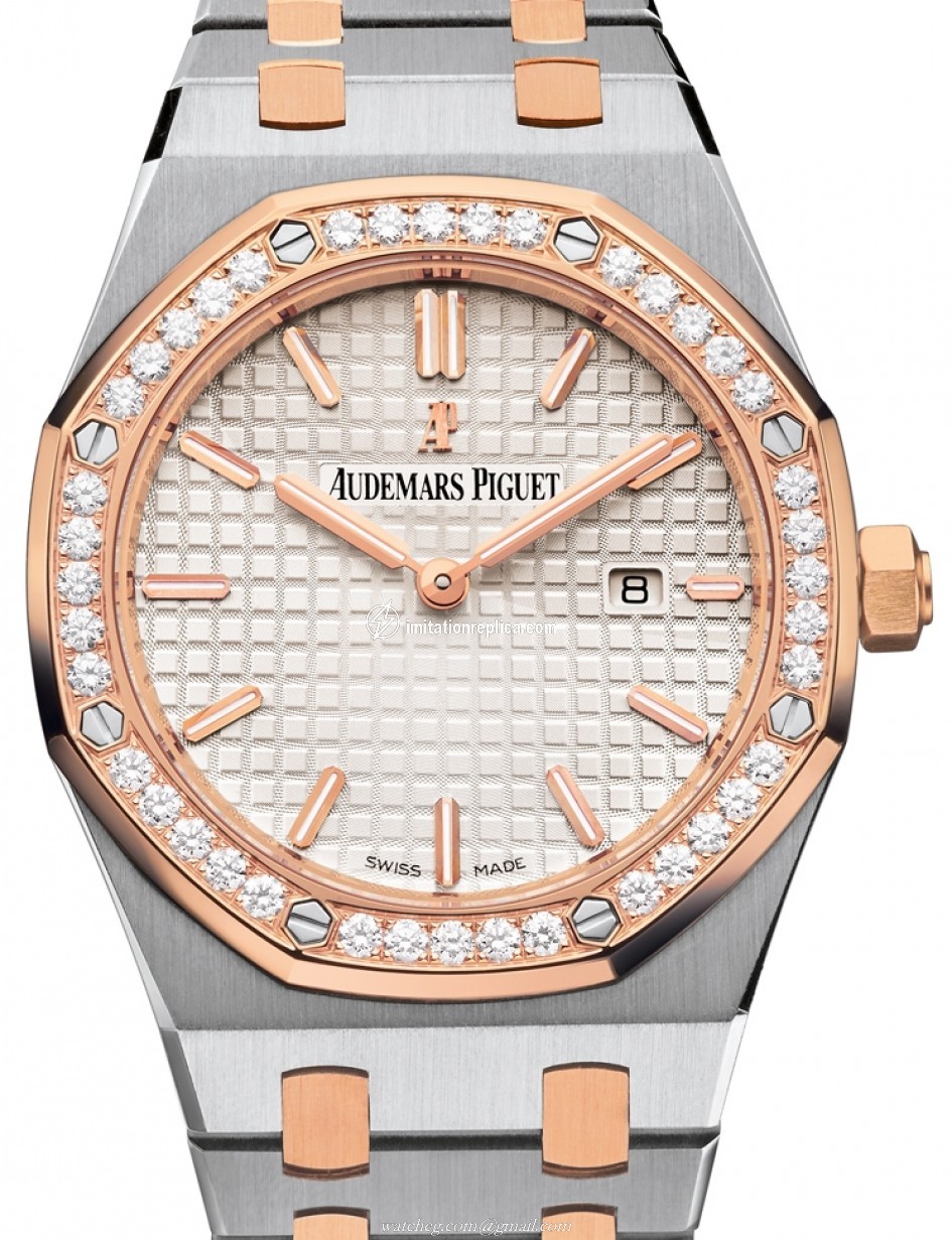 Audemars Piguet 67651SR1 Royal Oak Ladies Quartz White