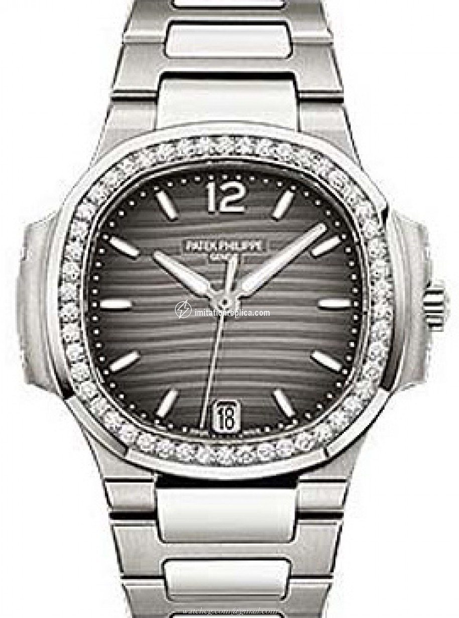 Patek Philippe 7018/1A-011 bnib Nautilus Ladies Automatic Grey