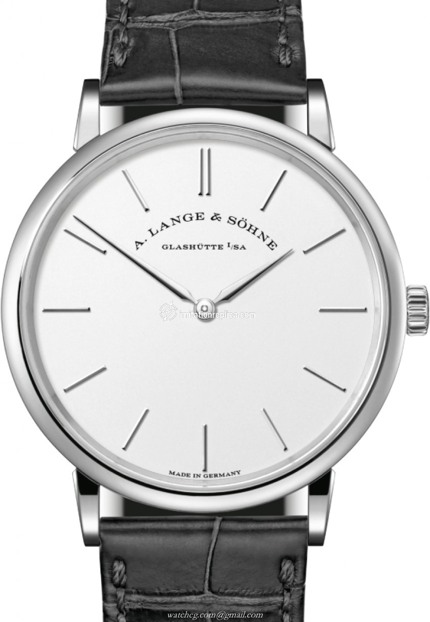 A. Lange & Sohne 201.027 Saxonia Thin Men's Manual-Wind Silver