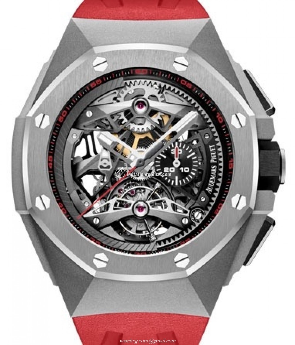 Audemars Piguet 26587TI.OO.D067CA.01 Royal Oak Concept Tourbillon Chronograph Openworked Selfwinding Men's Automatic Skeleton