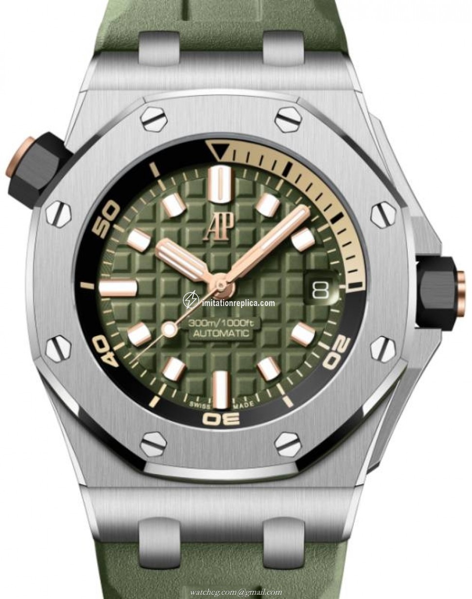 Audemars Piguet 15720ST.OO.A052CA.01 Royal Oak Offshore Men's Automatic Green