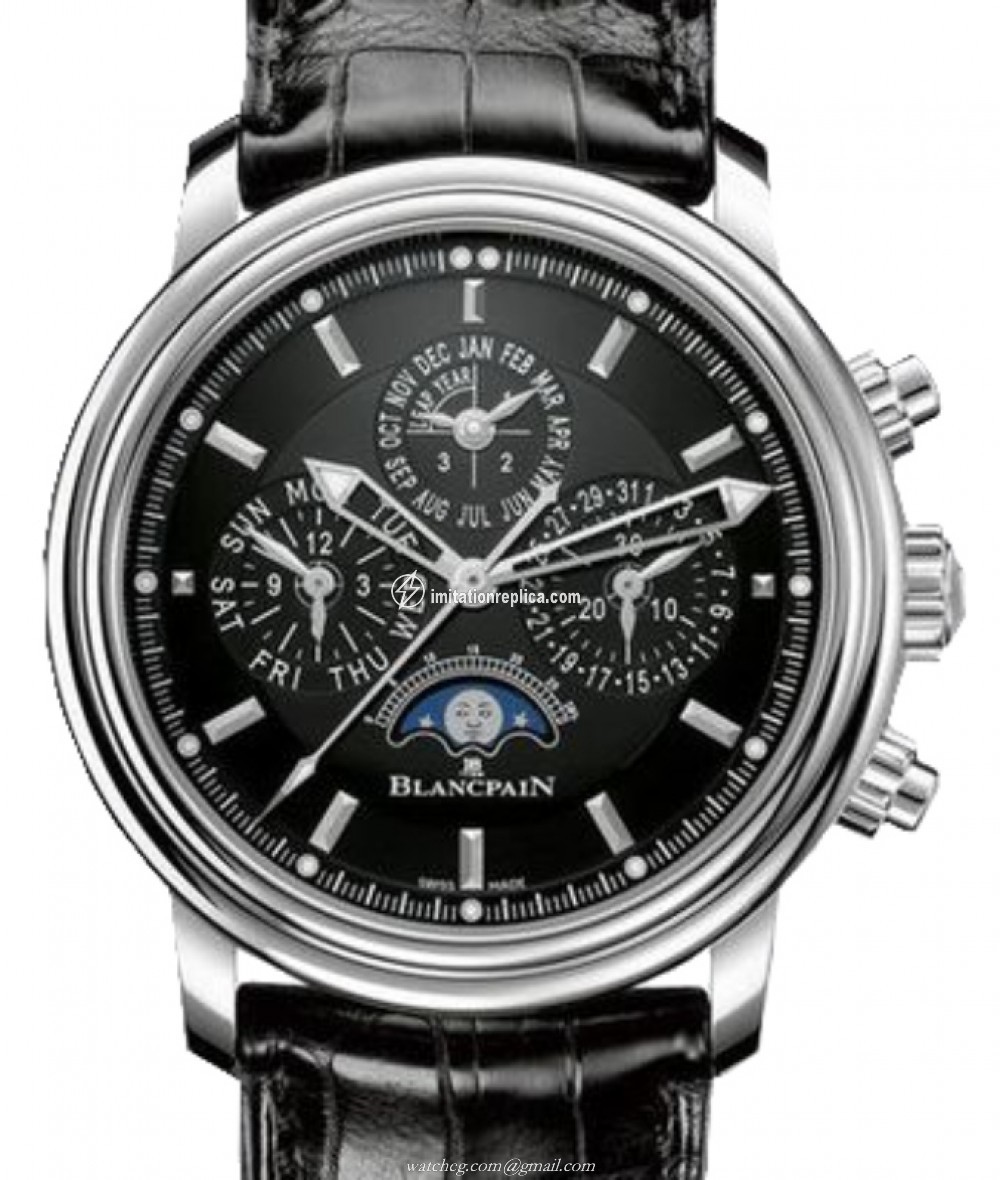 BlancPain 2685F 1130 53B Blancpain Leman Men's Automatic Black