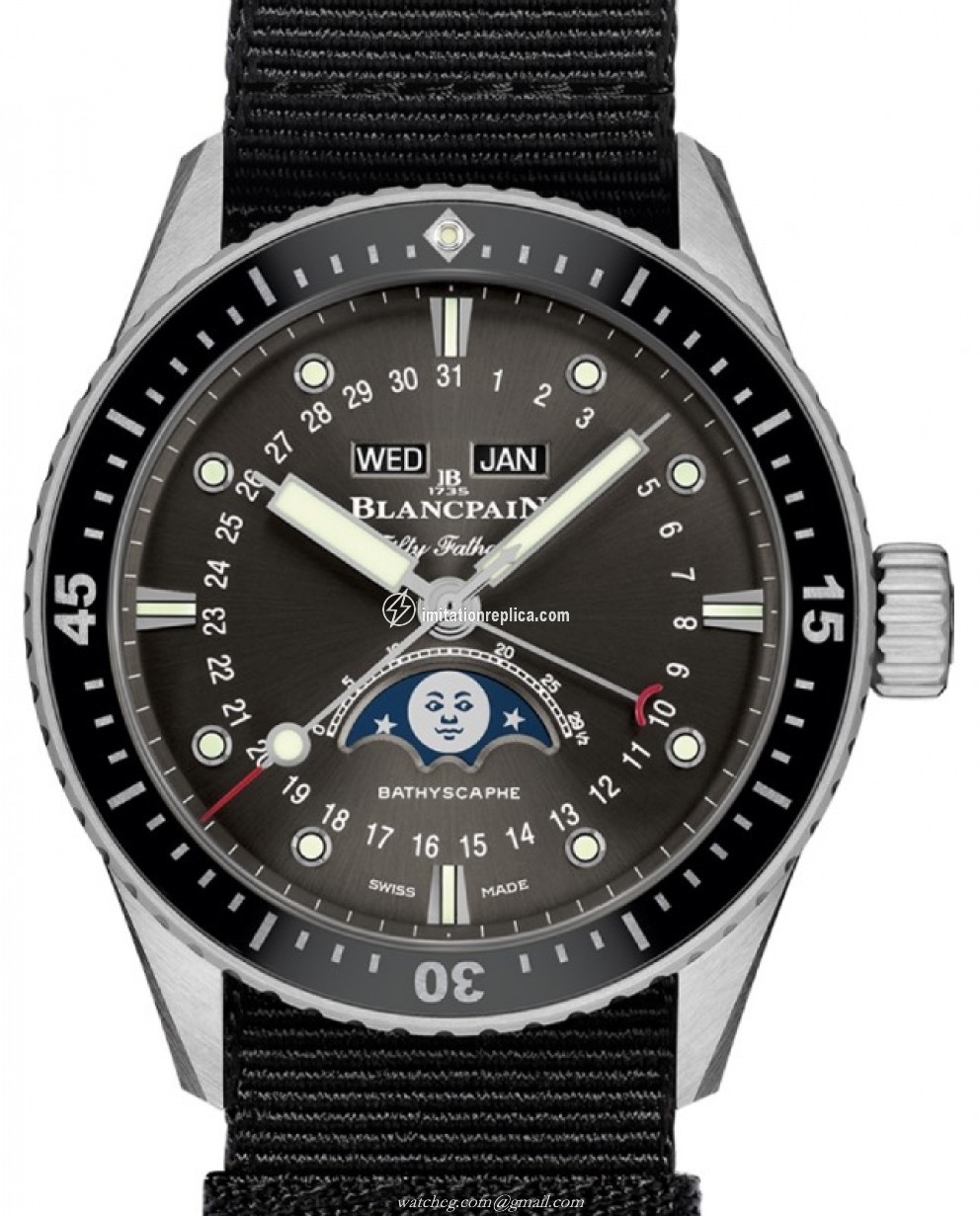 BlancPain 5054 1110 NABA Fifty Fathoms Men's Automatic Black