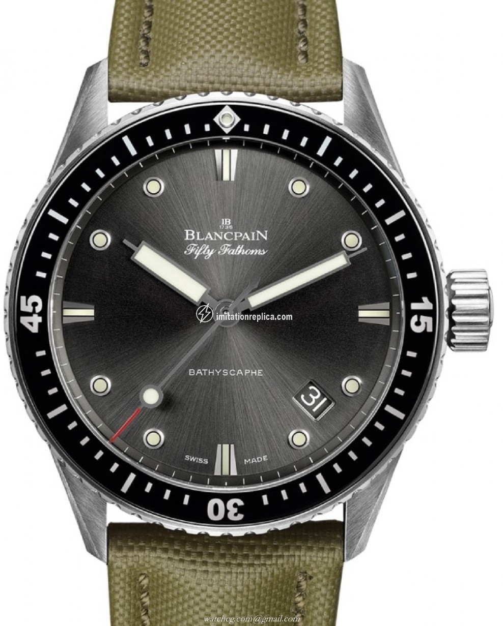 BlancPain 5000 1110 K52A Fifty Fathoms Men's Automatic Black