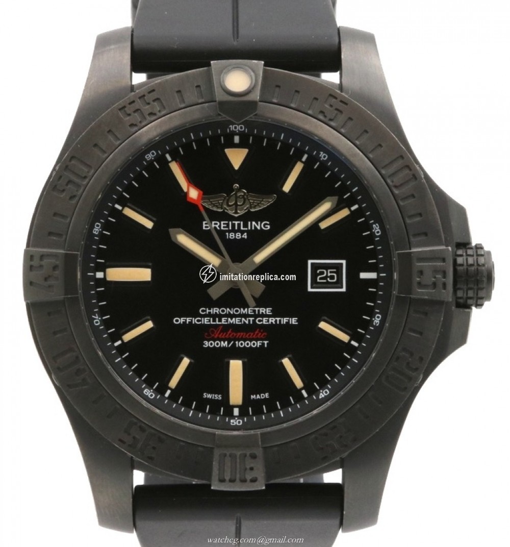 Breitling V1731010-1 Avenger Blackbird Men's Automatic Black