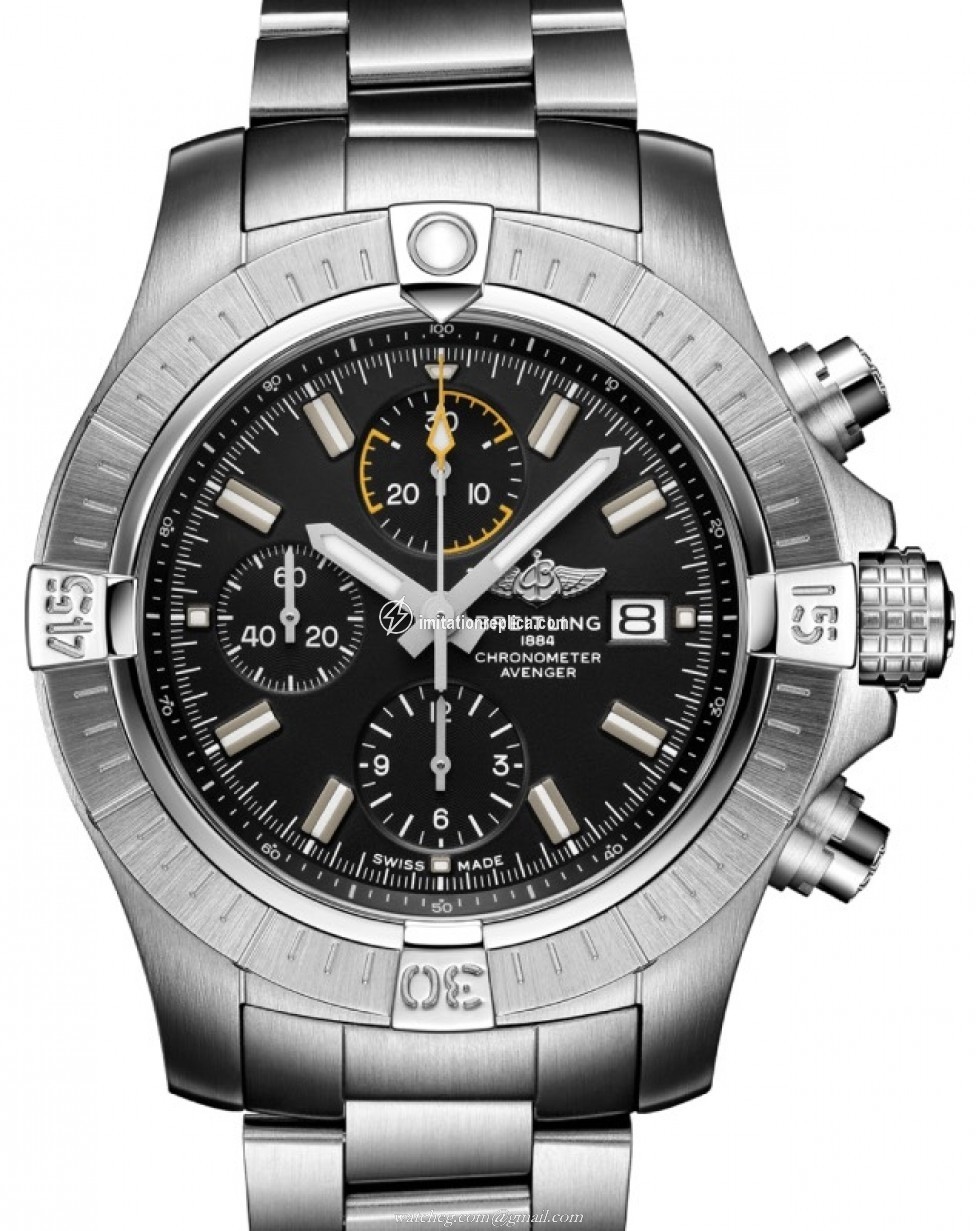 Breitling A13317101B1A1 Avenger Chronograph Men's Automatic Black