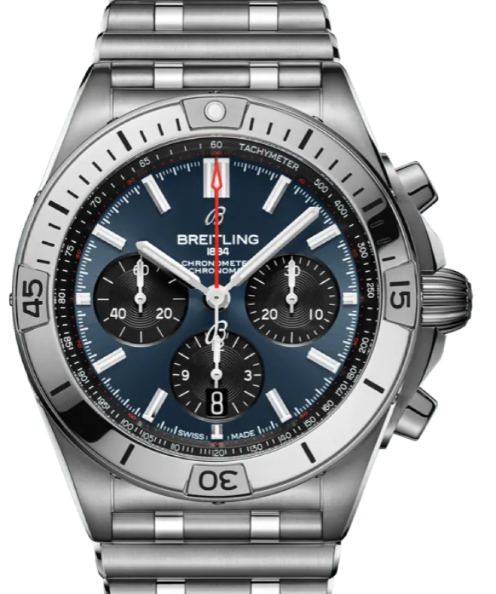 Breitling AB0134101C1A1 Chronomat B01 42 Men's Automatic Blue