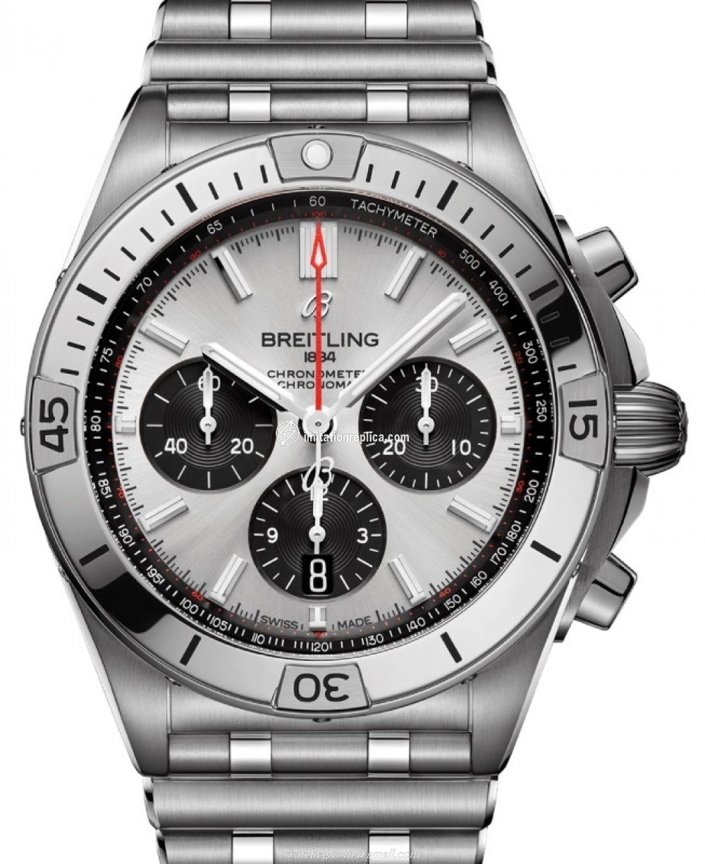 Breitling AB0134101G1A1 Chronomat B01 Men's Automatic Silver