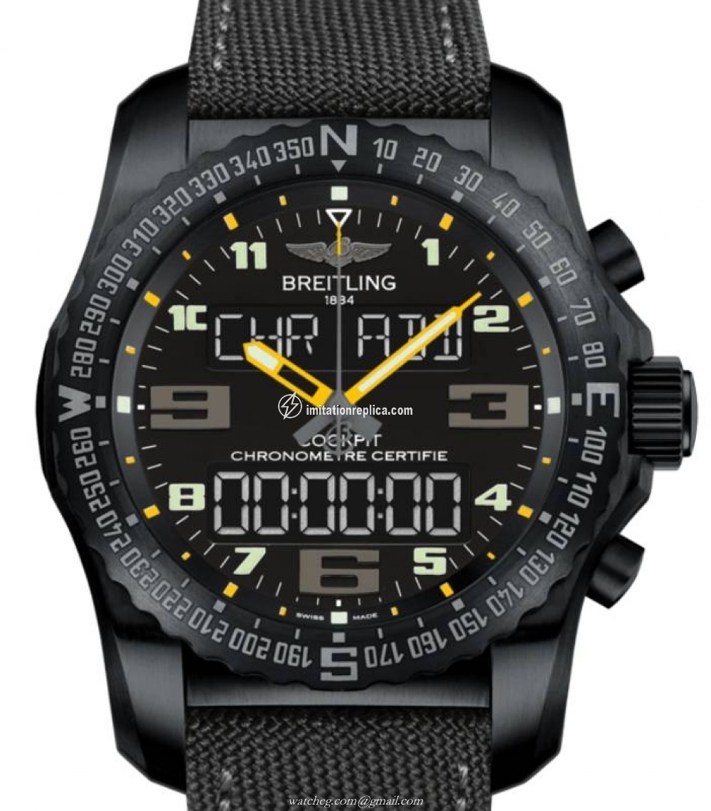 Breitling VB5010A4/BD41 Cockpit B50 Men's Quartz Black