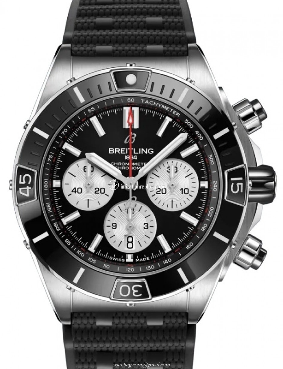 Breitling AB0136251B1S1 Super Chronomat Men's Automatic Black