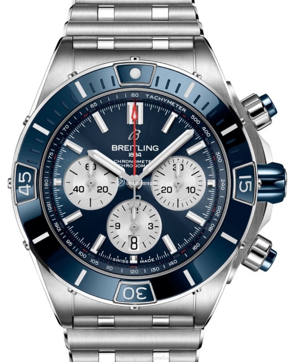 Breitling AB0136161C1A1 Chronomat B01 Men's Automatic Blue