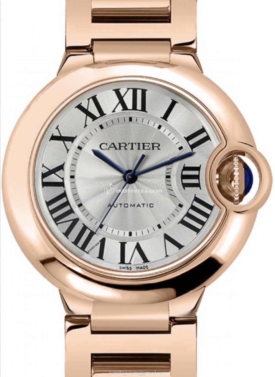 Cartier WGBB0008 Ballon Bleu De Cartier Ladies Automatic Silver