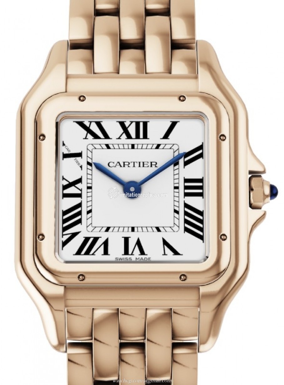 Cartier WGPN0007 Panthere Ladies Quartz Silver