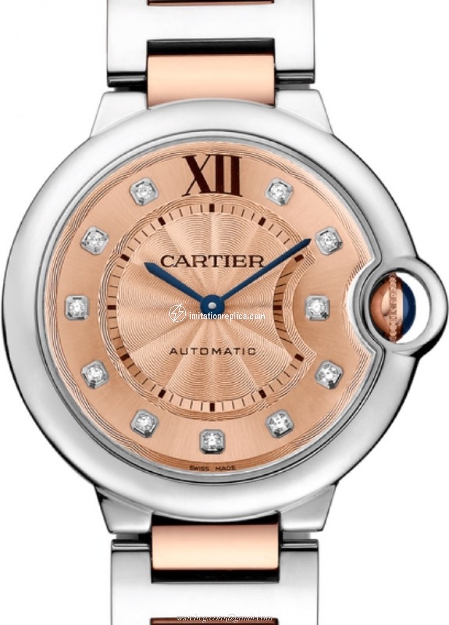 Cartier WE902054 Ballon Bleu de Cartier Ladies Automatic Rose Gold