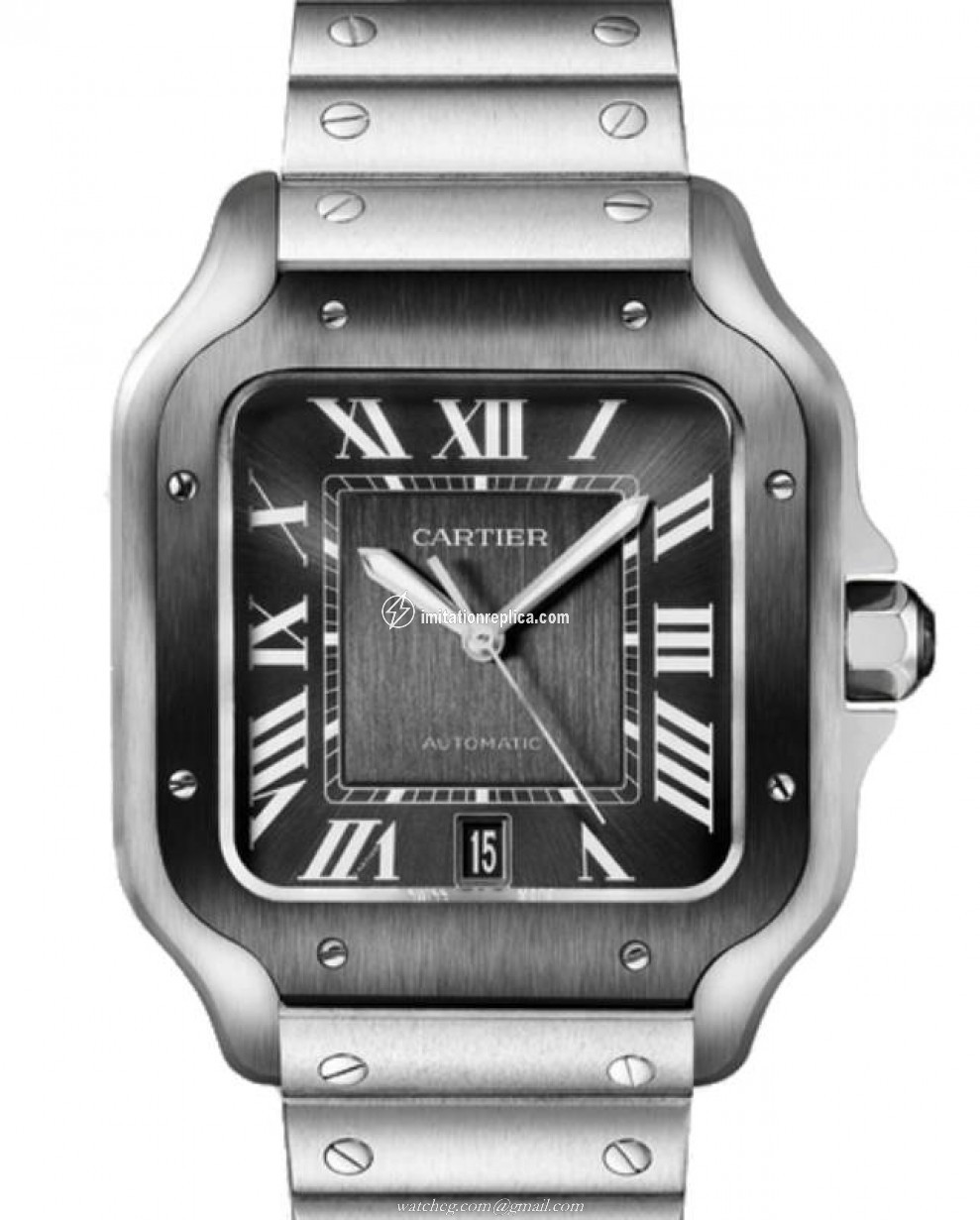 Cartier WSSA0037 Santos Men's Automatic Grey