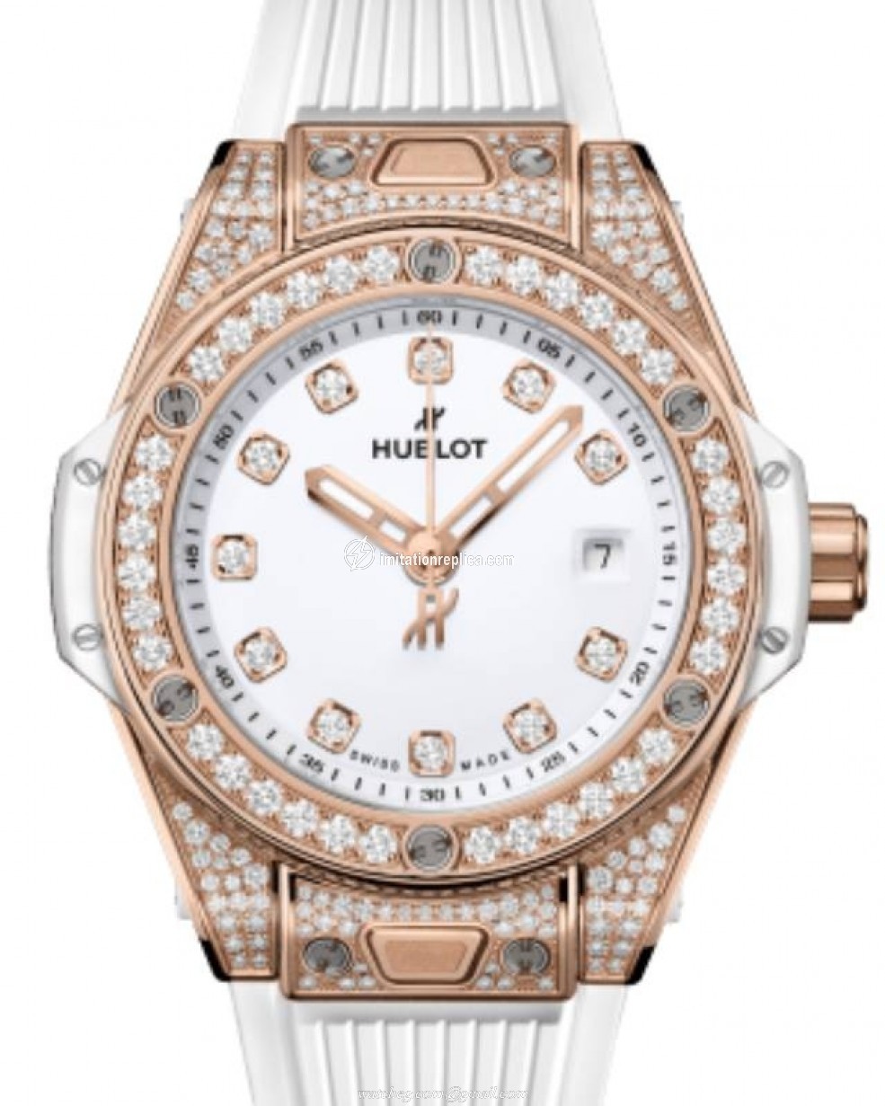 Hublot 485.OE.2210.RW.1604 Big Bang 3-Hands Ladies Automatic White