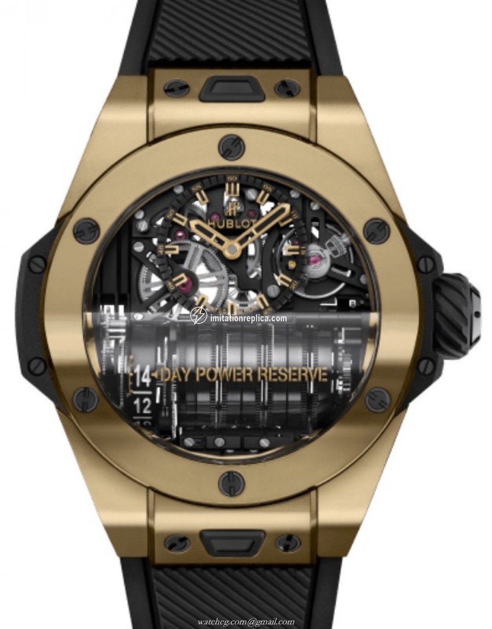 Hublot 911.MX.0138.RX Big Bang MP-11 Power Reserve 14 Days Men's Manual-Wind Skeleton