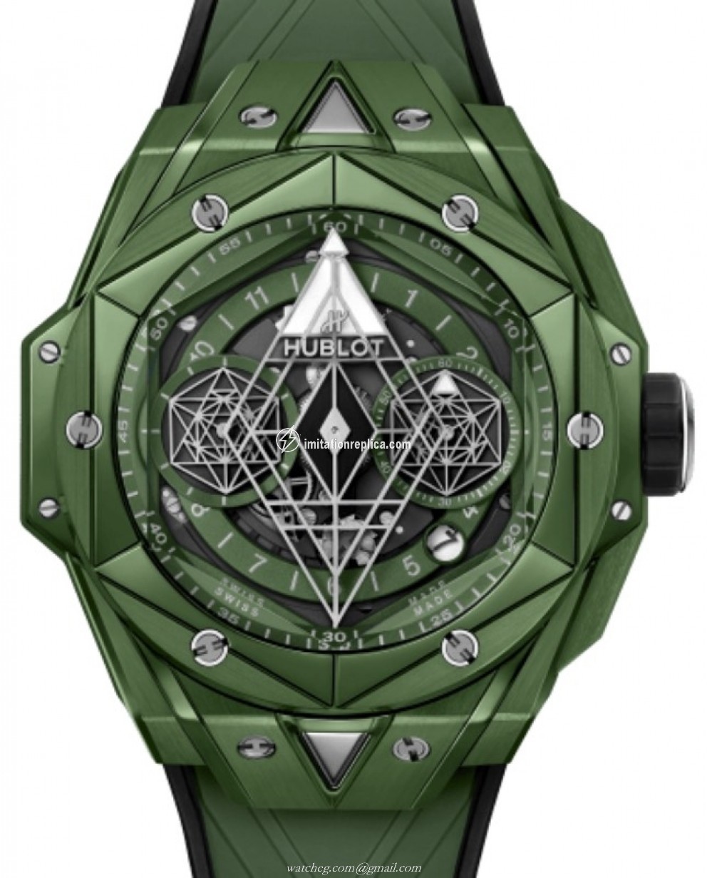 Hublot 418.GX.5207.RX.MXM22 Big Bang Partnerships Men's Automatic Green