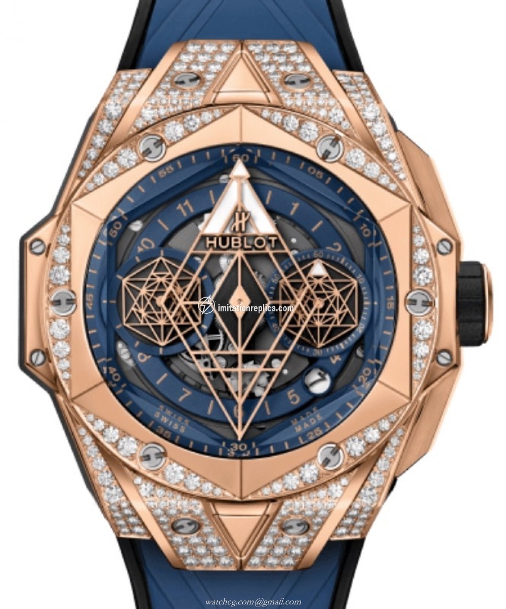 Hublot 418.OX.5108.RX.1604.MXM20 Big Bang Partnerships Men's Automatic Blue