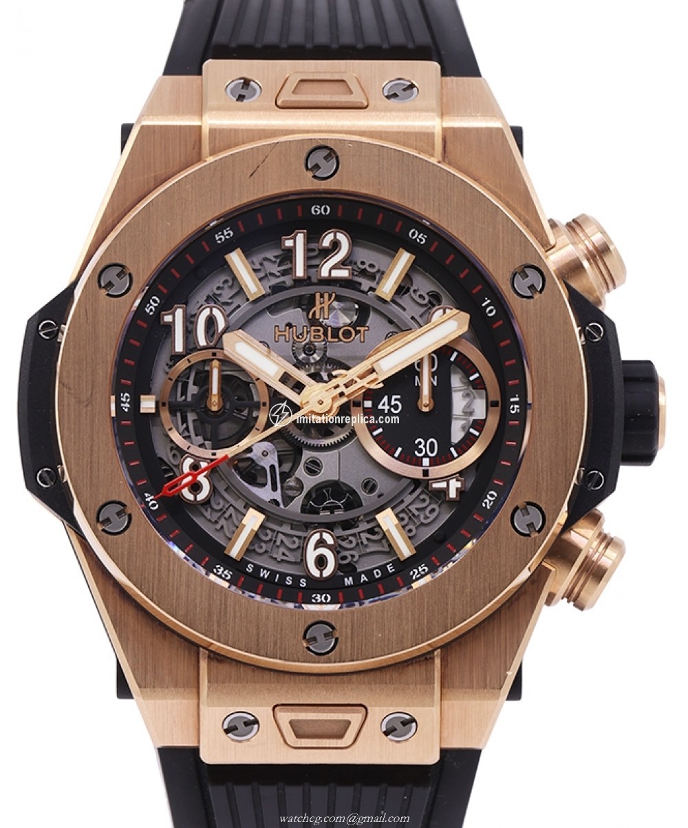 Hublot 411.OX.1180.RX2 Big Bang Unico King Gold Men's Automatic Skeleton