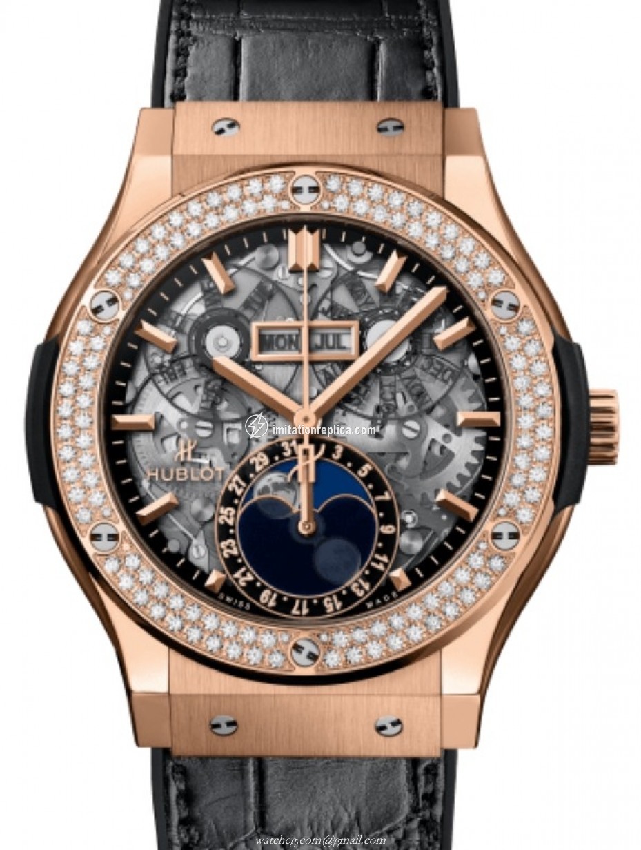 Hublot 517.OX.0180.LR.1104 Classic Fusion Moonphase Men's Automatic Skeleton