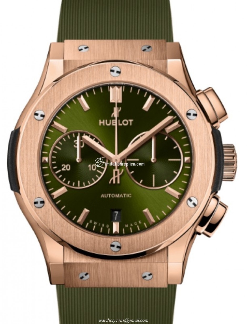 Hublot 521.OX.8980.RX Classic Fusion Chronograph Men's Automatic Green